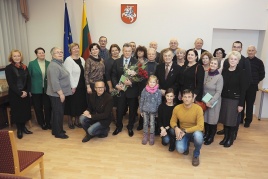 Po kolegos Alfonso Kairio knygos pristatymo. Nuotrauka atminimui