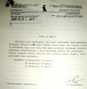 Raštas, užkirtęs kelią rašiniams pasirodyti. Autoriaus archyvo nuotrauka